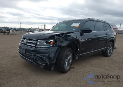 2019 Volkswagen Atlas 3.6L V6 Se W/Technology R-Line из США, поврежденный, VIN 1V2YR2CAXKC524426